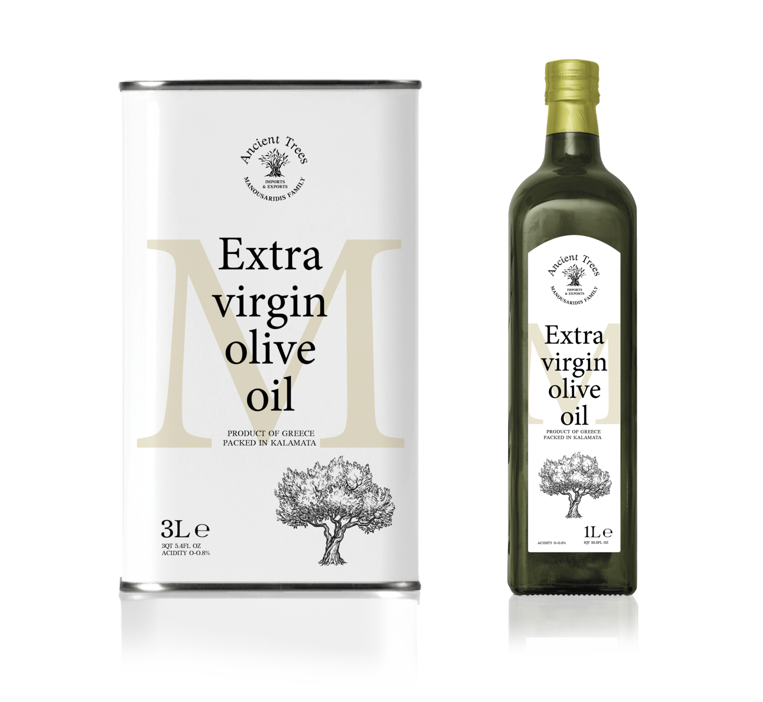 Greek Extra Virgin Olive Oil from Kalamata Ancient Trees